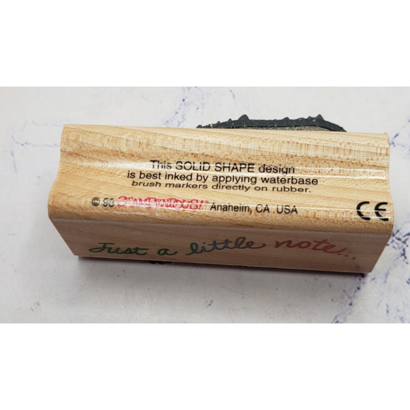 Lot of 7 Inspirational Phrases and Expressions Wood Mounted Rubber Stamps - Picture 14 of 15